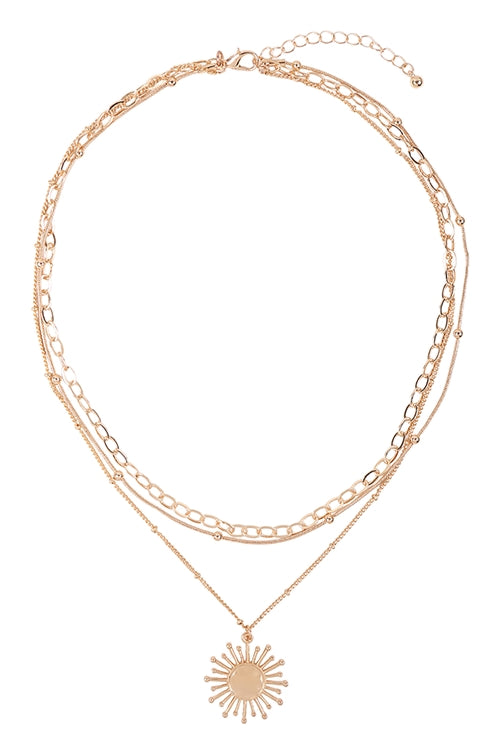 Sunburst necklace